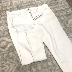 Crown and Ivy White Jeans. Size 12.